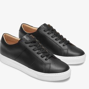Greats The Royale Black Leather Sneakers Size 6